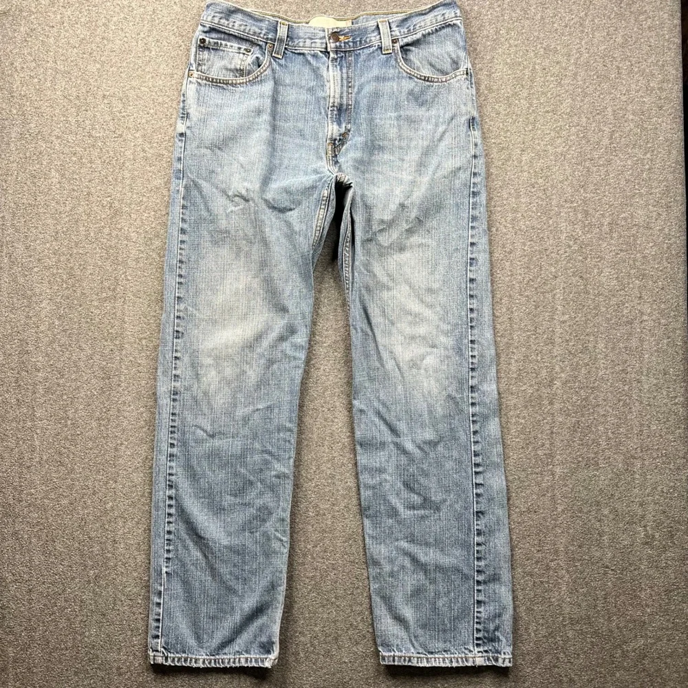 Levi's 559 Relaxed Straight Jeans Mens 36x34 Blue‎ Fits 34x33 Denim 100% Cotton